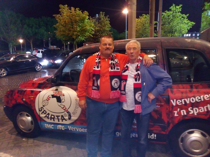 Sparta Taxi op bezoek bij Fred en Maarten Sparta Rotterdam Sparta
