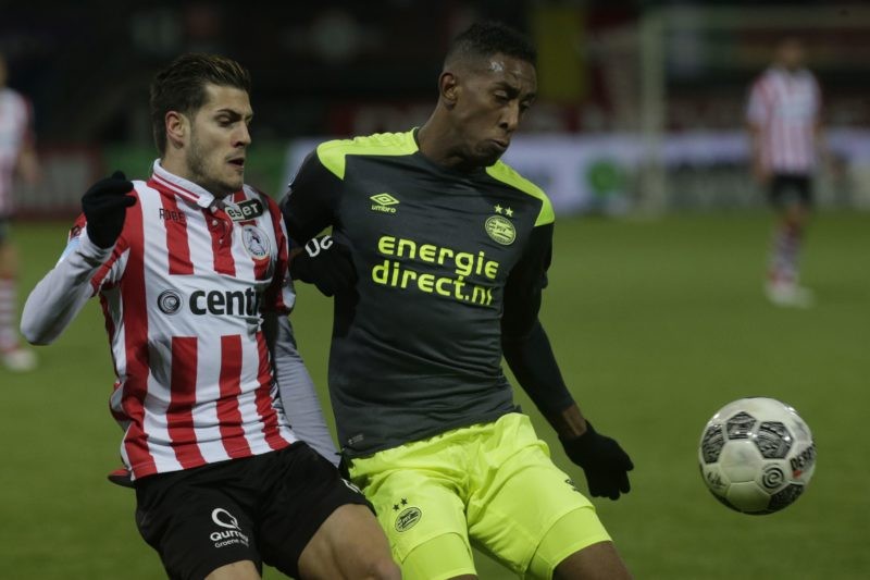 Rotterdam - voetbal - Loris Brogno tijdens de wedstrijd Sparta Rotterdam - PSV - foto Carla Vos/Cor Vos © 2018