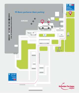 Plattegrond Parkeren Fletcher Hotel Rotterdam Airport | Sparta Rotterdam